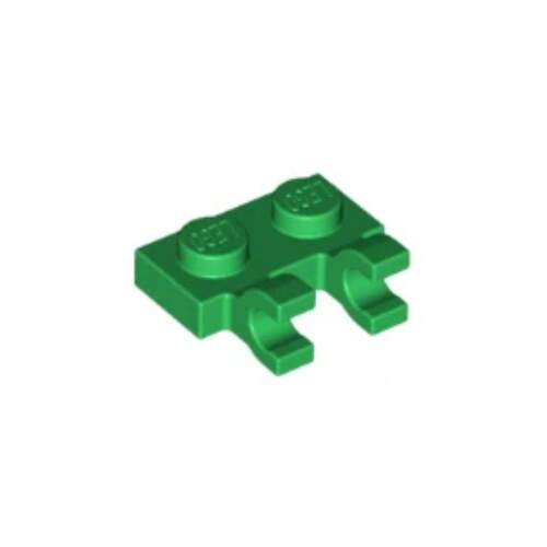 乐高/LEGO积木配件 4556159 49563 60470b 绿色 1x2单侧两夹口板