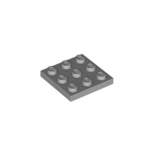 乐高/LEGO积木零件 6015347 11212 浅灰色 3x3 基础板