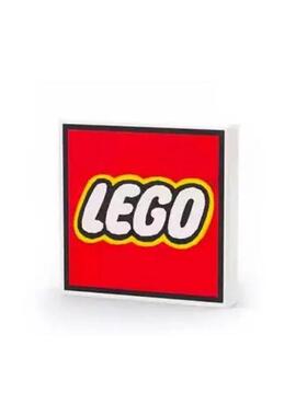 LEGO/乐高零件 3068bpb0173 2x2光面板 印刷件 LEGO标志 MOC砖块