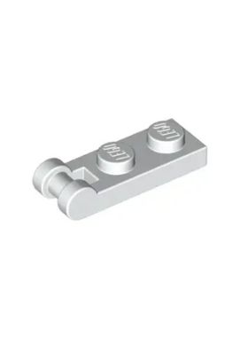 乐高/LEGO积木零件 4515364 60478 白色 1×2 单侧带接柄铰链板