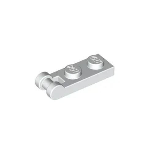 乐高/LEGO积木零件 4515364 60478 白色 1×2 单侧带接柄铰链板