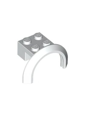 乐高/LEGO积木零件 4259940 50745 白色 2x4x1车辆轮拱挡泥板