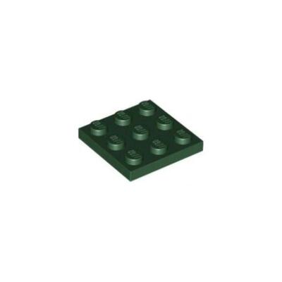 乐高/LEGO积木零件 6253285 11212 深绿色 3x3 基础板
