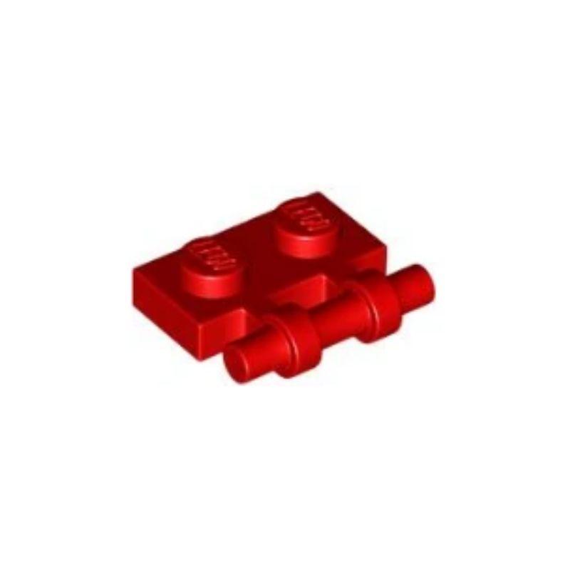 乐高/LEGO零件 4140585 2540 254021 红色 1x2单侧带柄铰链板