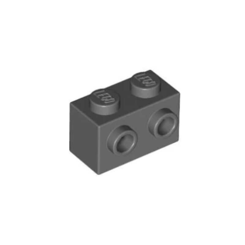 乐高/LEGO积木零配件 6230233 11211 深灰色 1x2 单侧带凸砖
