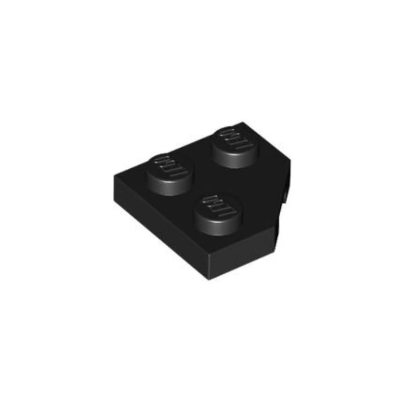 乐高/LEGO积木零配件 6174243 26601 黑色 2x2 楔形板