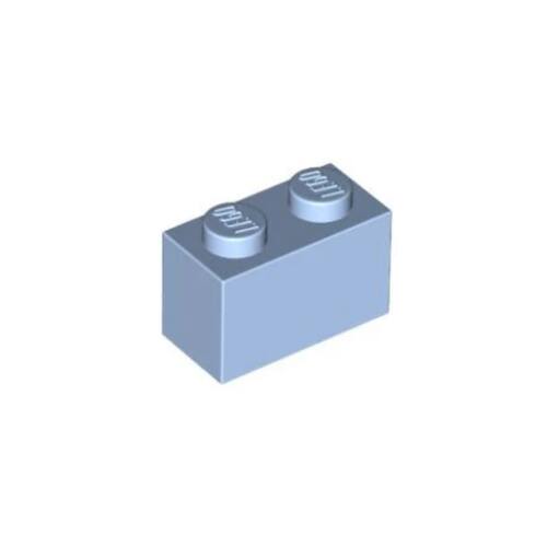 乐高LEGO 6100322 3004 3065 35743 亮浅蓝色 1x2 基础砖 6014470