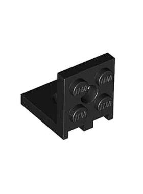 乐高/LEGO零件 3956 395626 6254808 35262 黑色 2x2托架带两孔