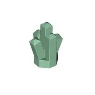 乐高LEGO 6454960 29377 30385 52 沙绿色 人仔配件 晶体矿石水晶