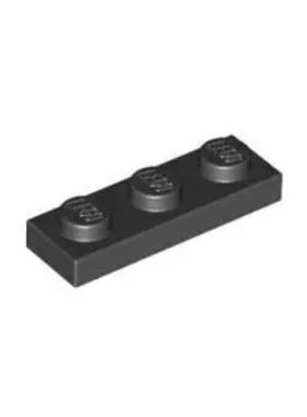 乐高/LEGO积木零配件 362326 3623 黑色 1x3 基础板