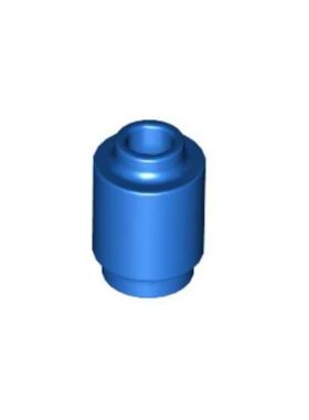 乐高/LEGO零件 306223 3062 30068 35390 蓝色 1x1圆柱砖