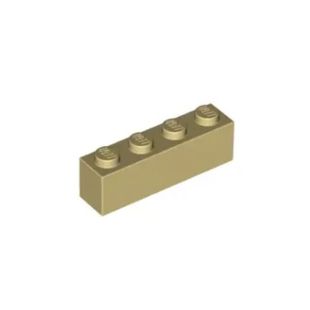 乐高/LEGO积木零配件 4113916 3010 6146 米色 1x4 基础砖