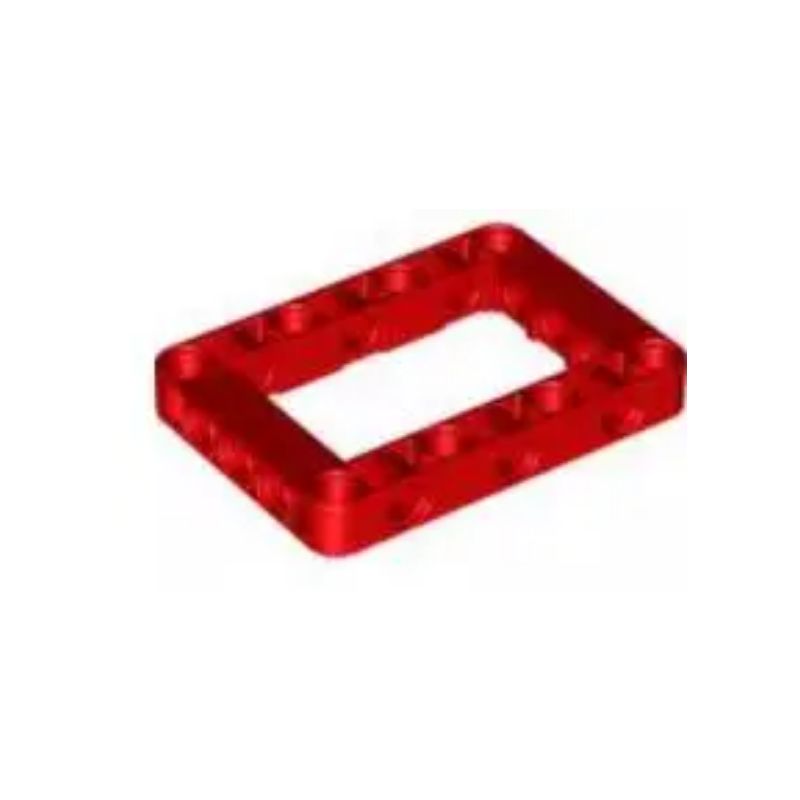 乐高/LEGO积木零件 6016155 64179 红色 孔臂圈梁框 EV3 SPIKE图片