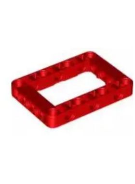 乐高/LEGO积木零件 6016155 64179 红色 孔臂圈梁框 EV3 SPIKE