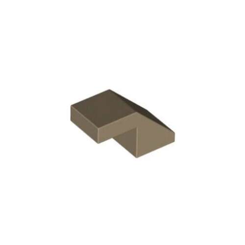 乐高/LEGO积木零配件 6335228 28192 深米色 1x2 斜坡光面板砖