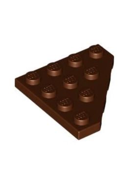 乐高/LEGO积木零配件 4224732 30503 棕色 4x4 楔形板
