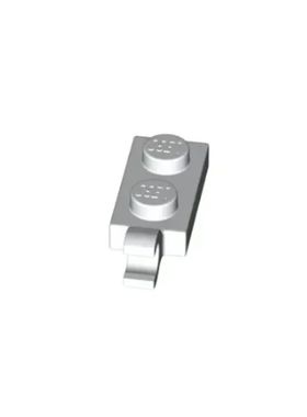 乐高LEGO零件 6361170 63868 42923 白色1x2夹口铰链板 4535737