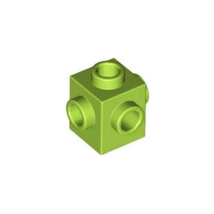 乐高LEGO零件 6174006 4733 浅绿色 1x1四侧带转接凸点砖