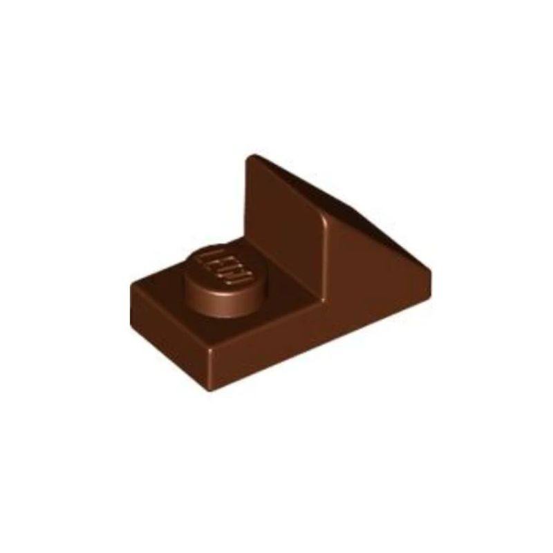 乐高LEGO积木零件 6075287 15672 92946 棕色 1x2 斜坡面板