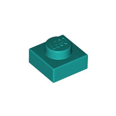 乐高/LEGO零件 6213778 3024 蓝绿色 1x1 基础板 28554 30008