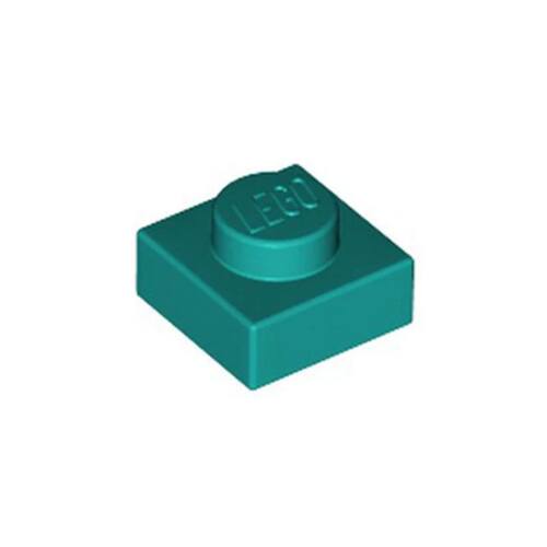 乐高/LEGO零件 6213778 3024 蓝绿色 1x1 基础板 28554 30008