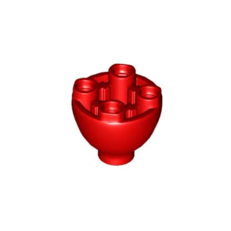 乐高/LEGO积木零件 6143596 24947 红色 2x2 圆形砖气球底