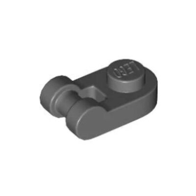 乐高/LEGO零件 6388119 26047 深灰色 1x1一侧带圆接柄板铰链板