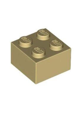 乐高/LEGO积木零配件 4114306 3003 6223 米色 2x2 基础砖 300305