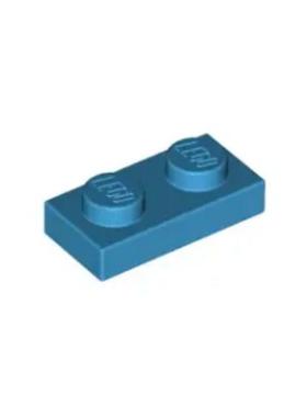 乐高/LEGO积木零件 4653988 3023 6225 28653 深湖蓝色1x2 基础板