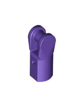 乐高/LEGO零配件 6347780 49755 深紫色 单侧铰链 连接件 23443