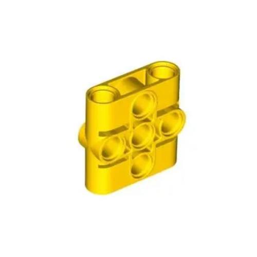 乐高/LEGO积木零配件 6252654 39793 黄色 3x3 孔臂 拴连接