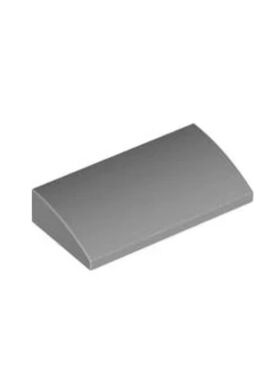 乐高LEGO 4597901 88930 61068 浅灰色 2x4 弧形件斜坡砖 4544040