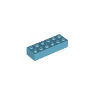 乐高/LEGO积木零件 6022000 44237 2456 中湖蓝色 2x6 基础砖