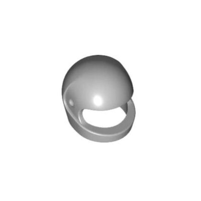 乐高/LEGO积木零件 6399633 30124 2446 6020273 浅灰色 人仔头盔