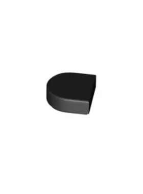 乐高/LEGO积木零件 6256435 24246 35399 黑色 1X1 半圆 光面板