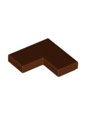 乐高/LEGO积木零件 6221608 14719 棕色  2x2 转角光面板