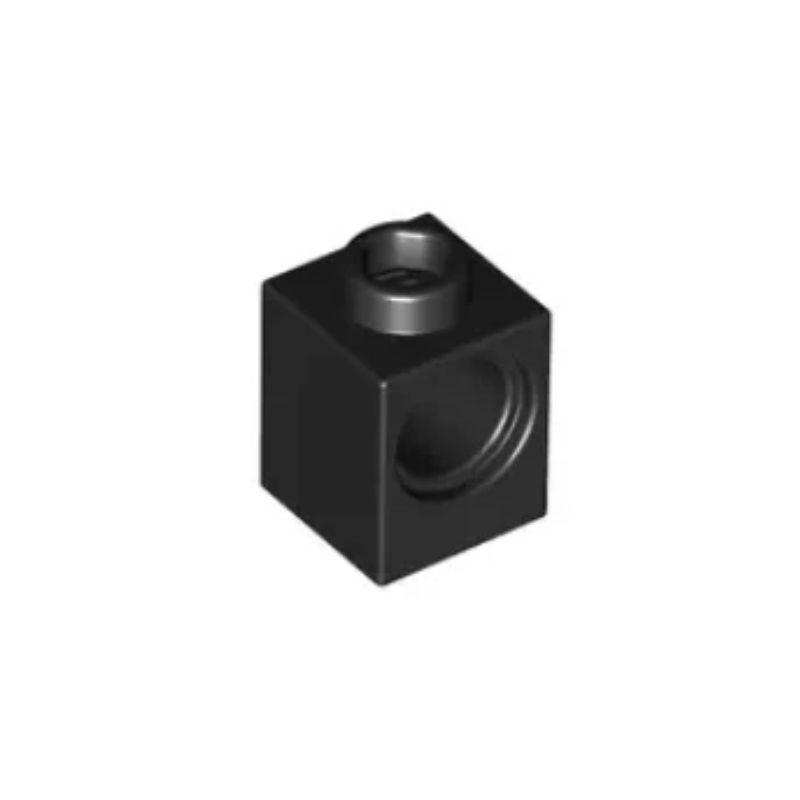 乐高/LEGO积木零件 654126 6541 黑色 1x1带1孔砖孔梁 科技配件