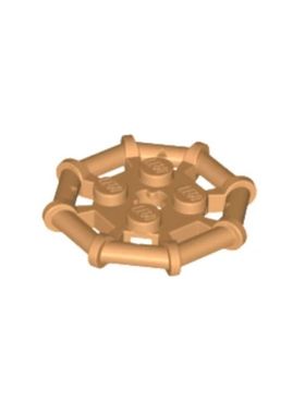 乐高LEGO积木零件 6177189 75937 中肉色  2x2 八边框板