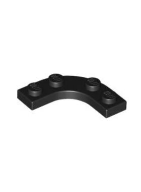 乐高/LEGO积木零配件 6325190 68568 黑色 3x3 转角圆角板