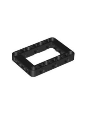 乐高/LEGO积木零件 6016154 64179 黑色 孔臂圈梁框 EV3 SPIKE