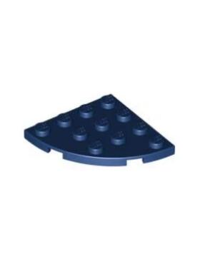 乐高/LEGO积木零件 6023154 30565 4506996 深蓝色 4x4 圆角板