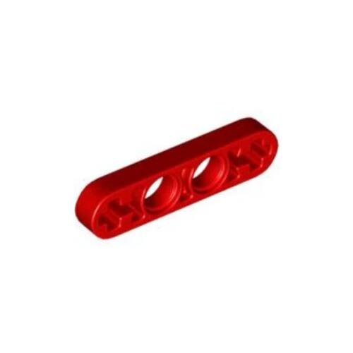 乐高/LEGO积木零件 6330205 32449 63782 红色 1x4薄孔臂 4141811