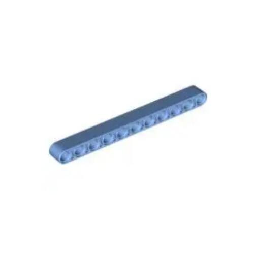乐高/LEGO零件 6372249 32525 64290 中蓝色 1x11 厚孔臂 6167321