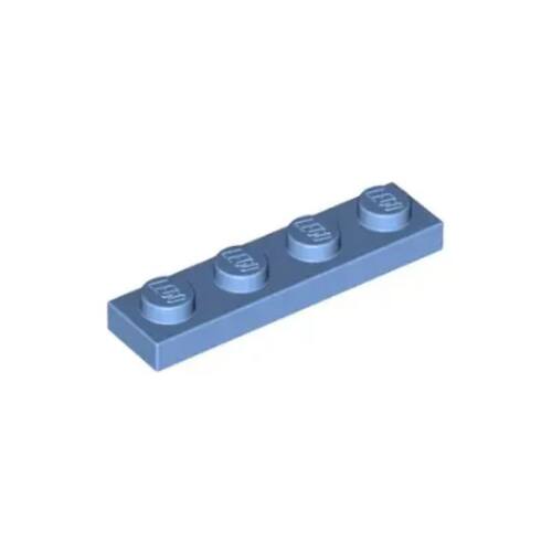 乐高/LEGO积木零件 4179828 3710 中蓝色 1x4 基础板 4颗粒板