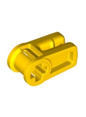 乐高/LEGO积木零配件 6263069 49283 黄色 带十字孔夹线器 理线