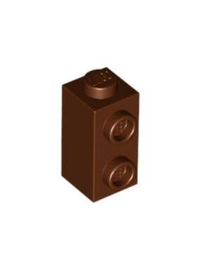 乐高/LEGO积木零件 6201911 32952 棕色 1x1x1-2/3单侧双凸点砖