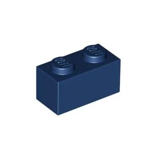 乐高/LEGO积木零配件 4249891 3004 93792 深蓝色 1x2 基础砖