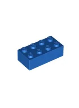 乐高/LEGO积木零配件 300123 3001 蓝色 2x4 基础砖 300173