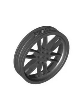 乐高LEGO 6176748 88517 52051 黑色 摩托车轮 轮毂6314354 42107