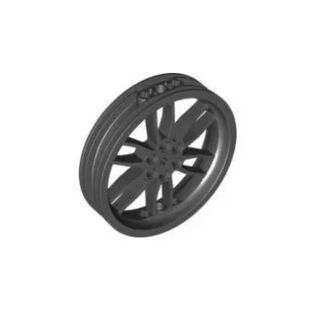 乐高LEGO 6176748 88517 52051 黑色 摩托车轮 轮毂6314354 42107